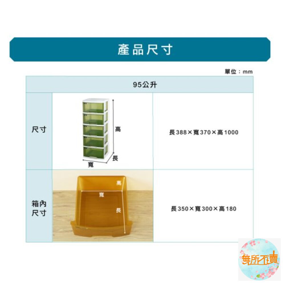 KEYWAY 耐斯NICE五層置物櫃95L-圖片-2