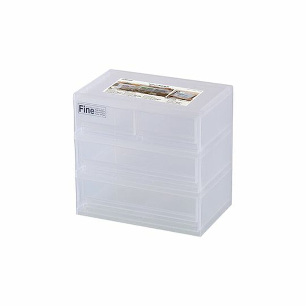 Keyway-DM3202-聯府 MINI三層盒(M)-2大抽2小抽 DM3202