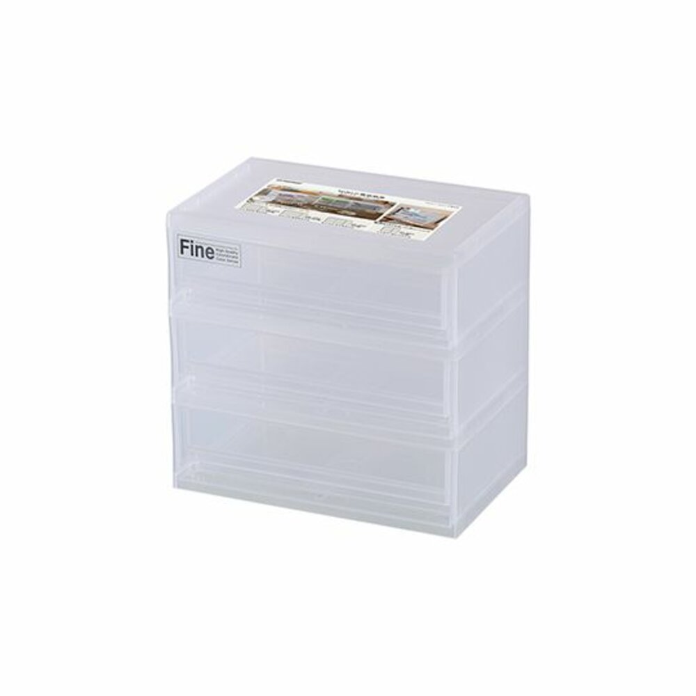 Keyway-DM3300-聯府 MINI三層盒(M)-3大抽 DM3300