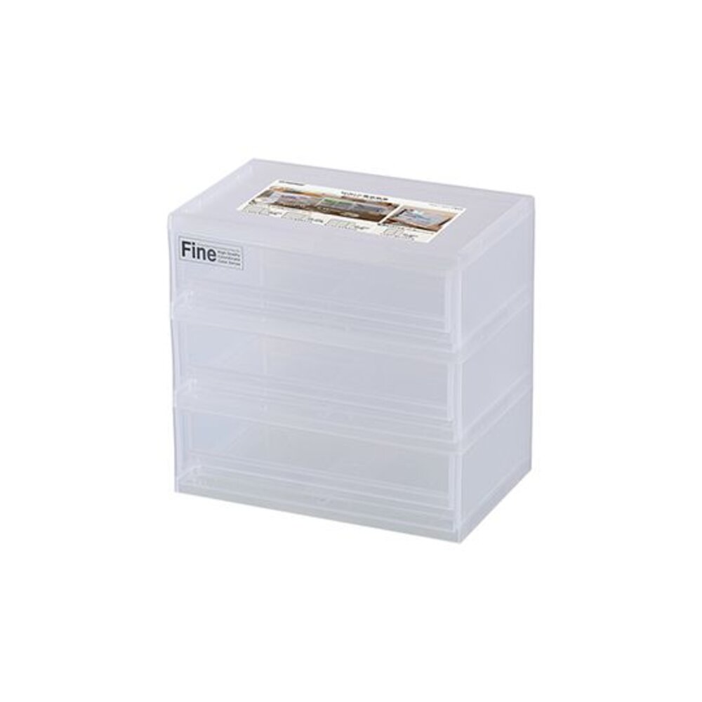 Keyway-DM3300-聯府 MINI三層盒(M)-3大抽 DM3300