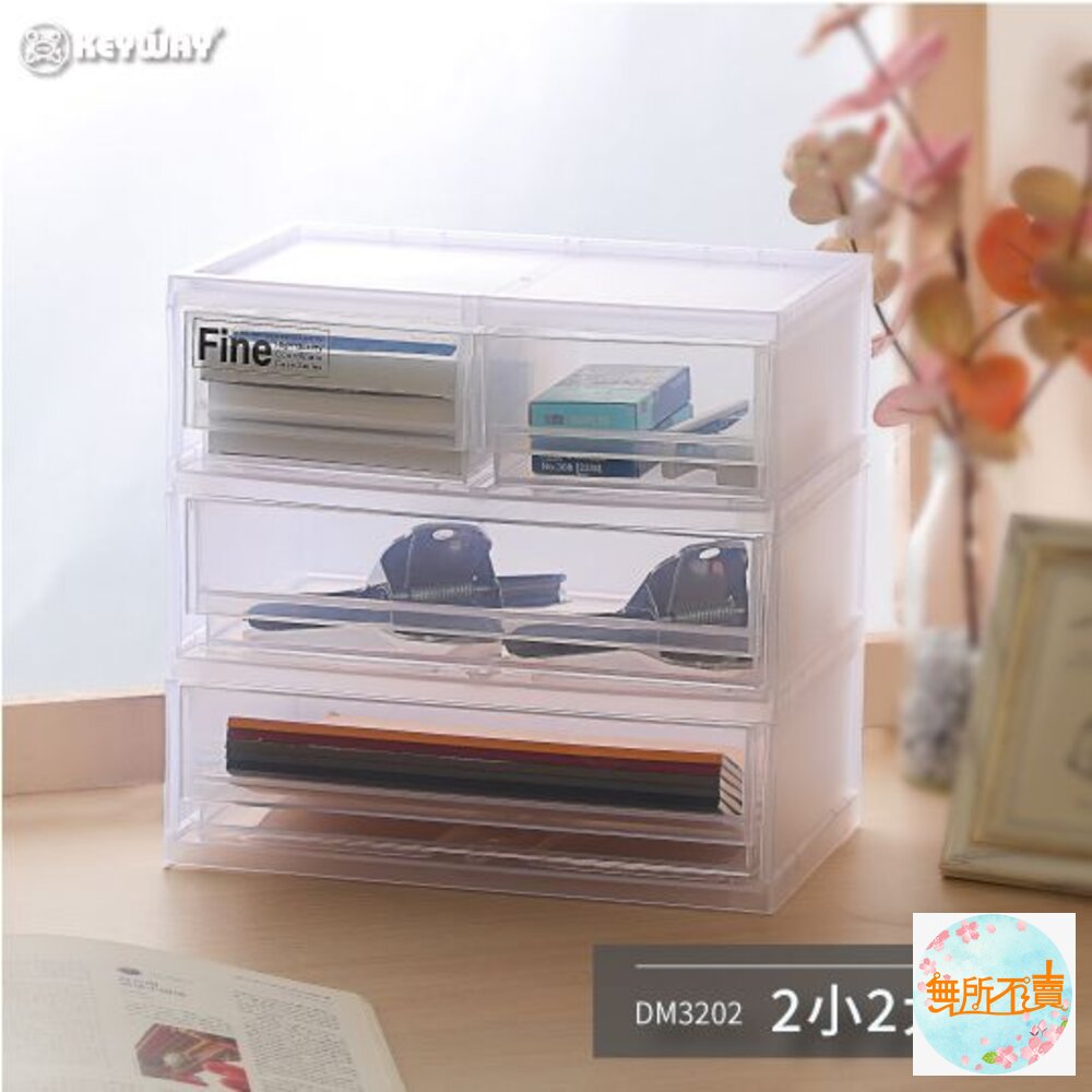 聯府 MINI三層盒(M)-3大抽 DM3300-圖片-5