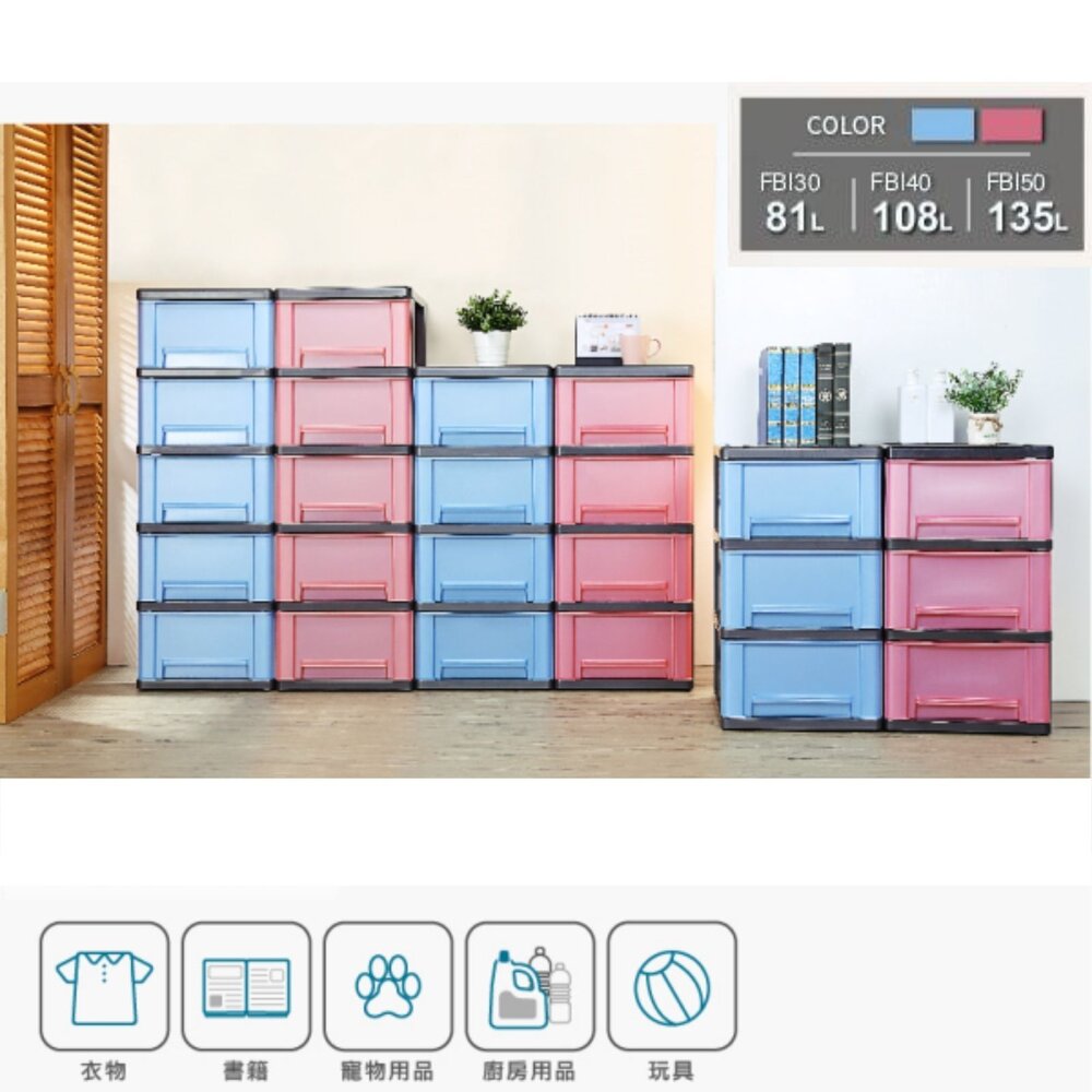 Keyway-FBI-30-KEYWAY聯府 FBI層櫃 ( 收納櫃 /衣物櫃)