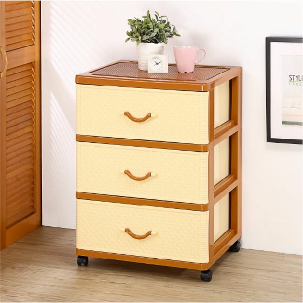 Keyway-JL-830-MIT特大寬型佐藤三層櫃103.5L附輪JL-830