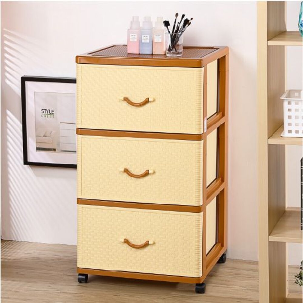 Keyway-JXL-930-keyway 特大寬型佐藤寬型深型三層櫃150L附輪JXL-930