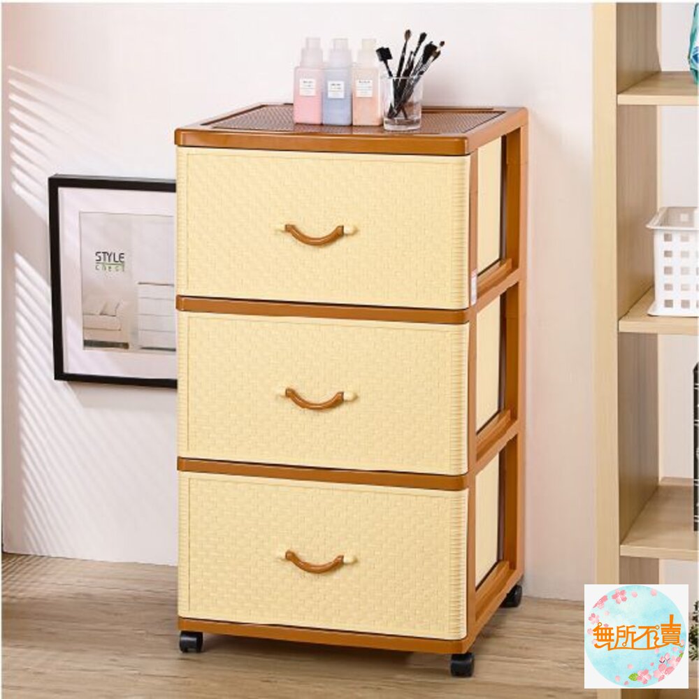 keyway 特大寬型佐藤寬型深型三層櫃150L附輪JXL-930 封面照片