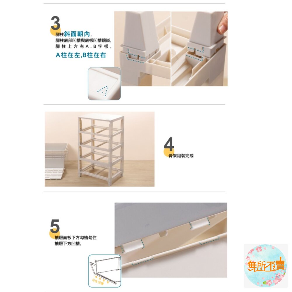 KEYWAY 時尚屋寬型五層櫃150L-圖片-4