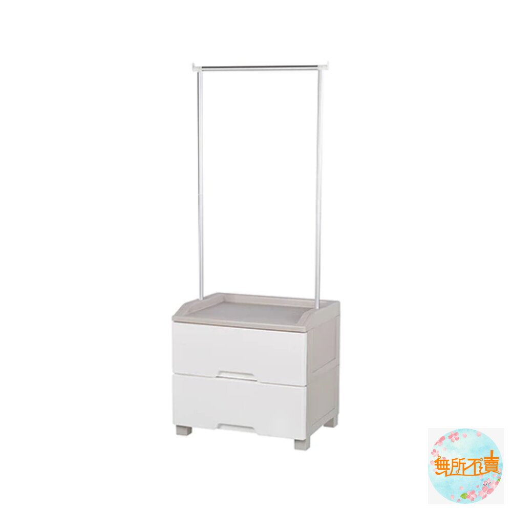 聯府 衣掛式兩層櫃(米白) LT820-圖片-2