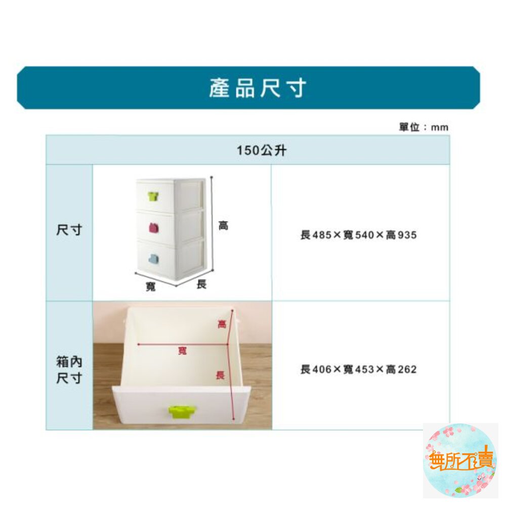 KEYWAY 寬型特大EQ三層收納櫃150L附輪SP-930-圖片-5