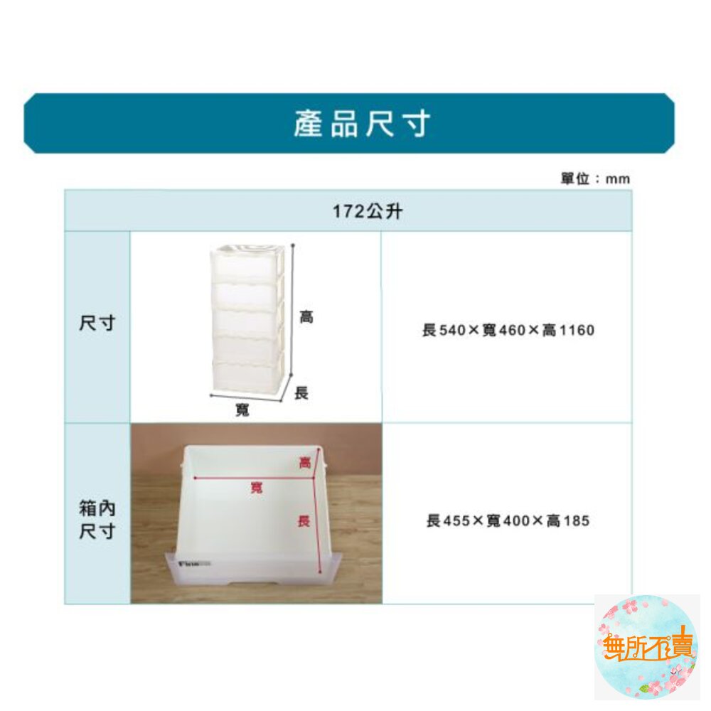 MIT 透明SQ-940特大聚寶四層櫃附輪138L-圖片-7