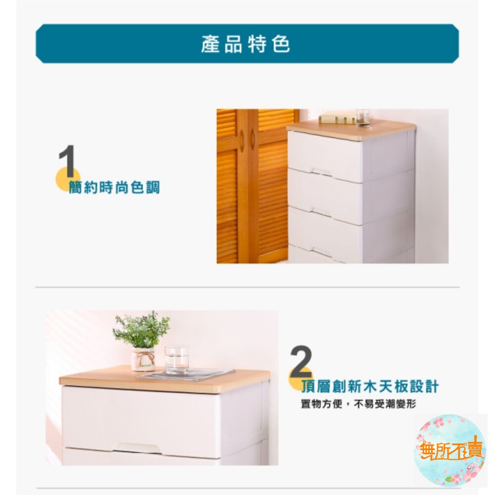 KEYWAY 和歌山收納四層櫃112L-圖片-1