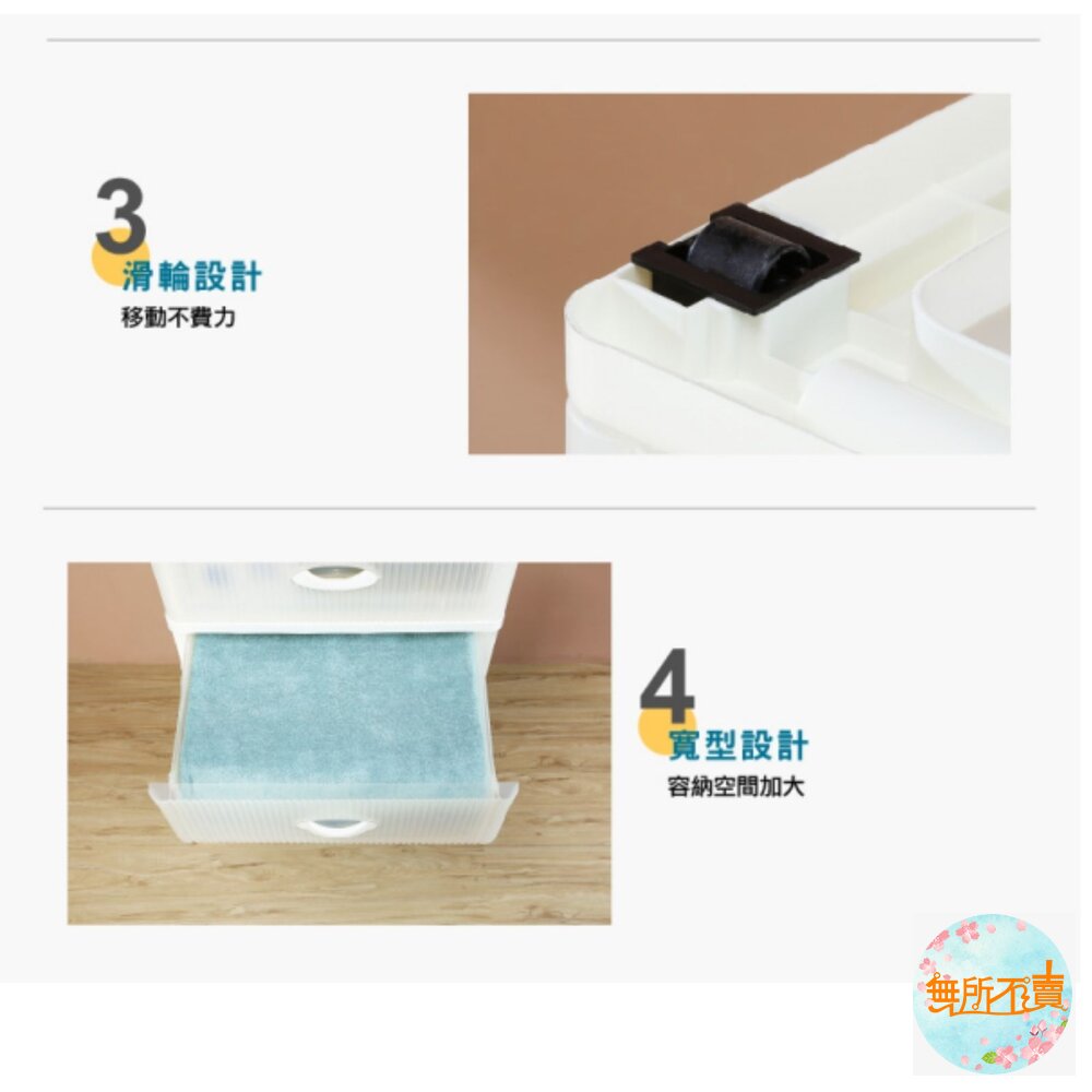 KEYWAY寬型特大富山三層138L(附輪)WK-400-圖片-3