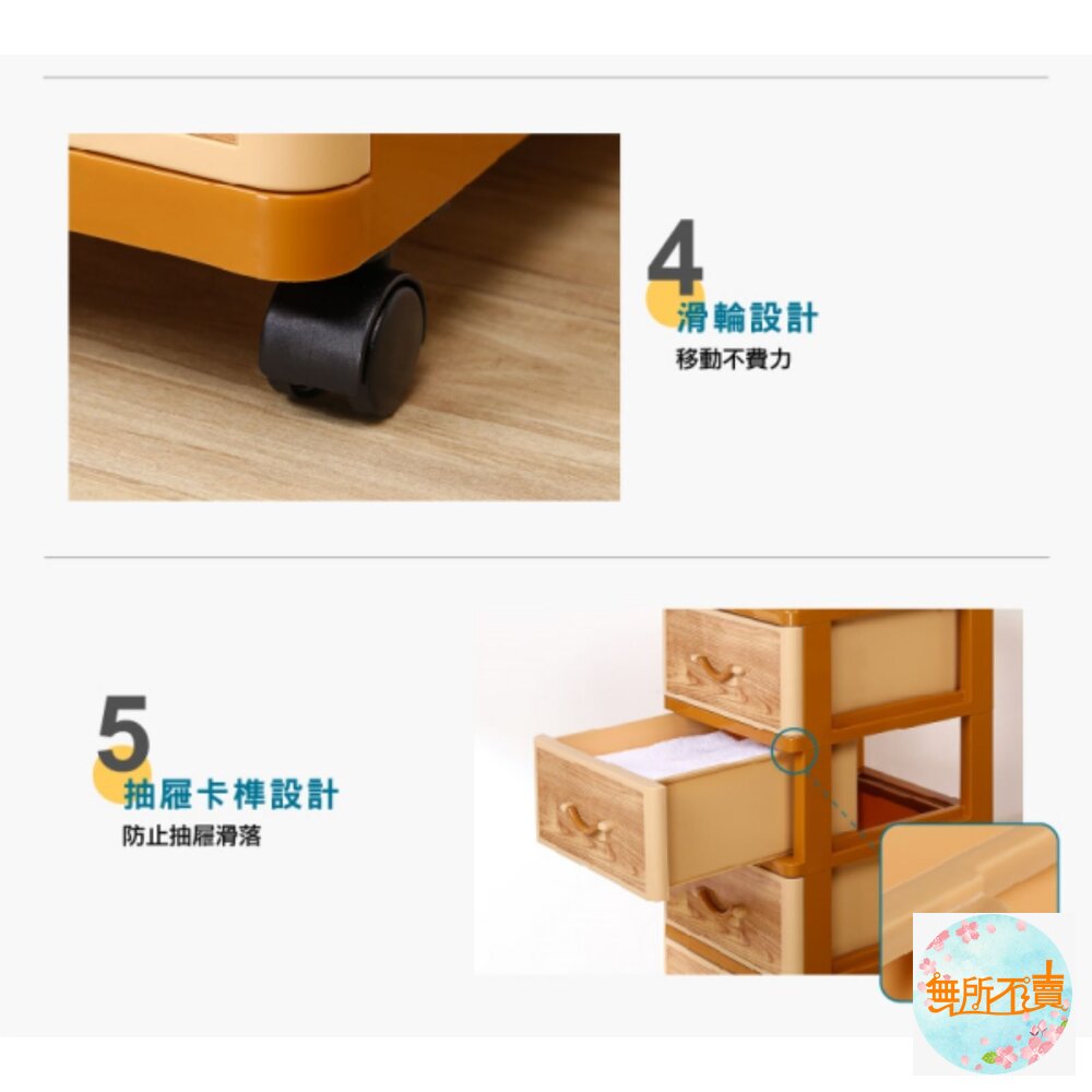 KEYWAY 橡木三層櫃78L WXL-30-圖片-2