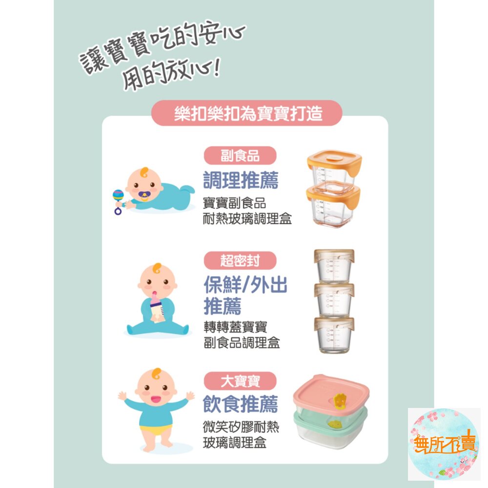 樂扣樂扣第二代耐熱玻璃保鮮盒方形160ML/3入組-圖片-2