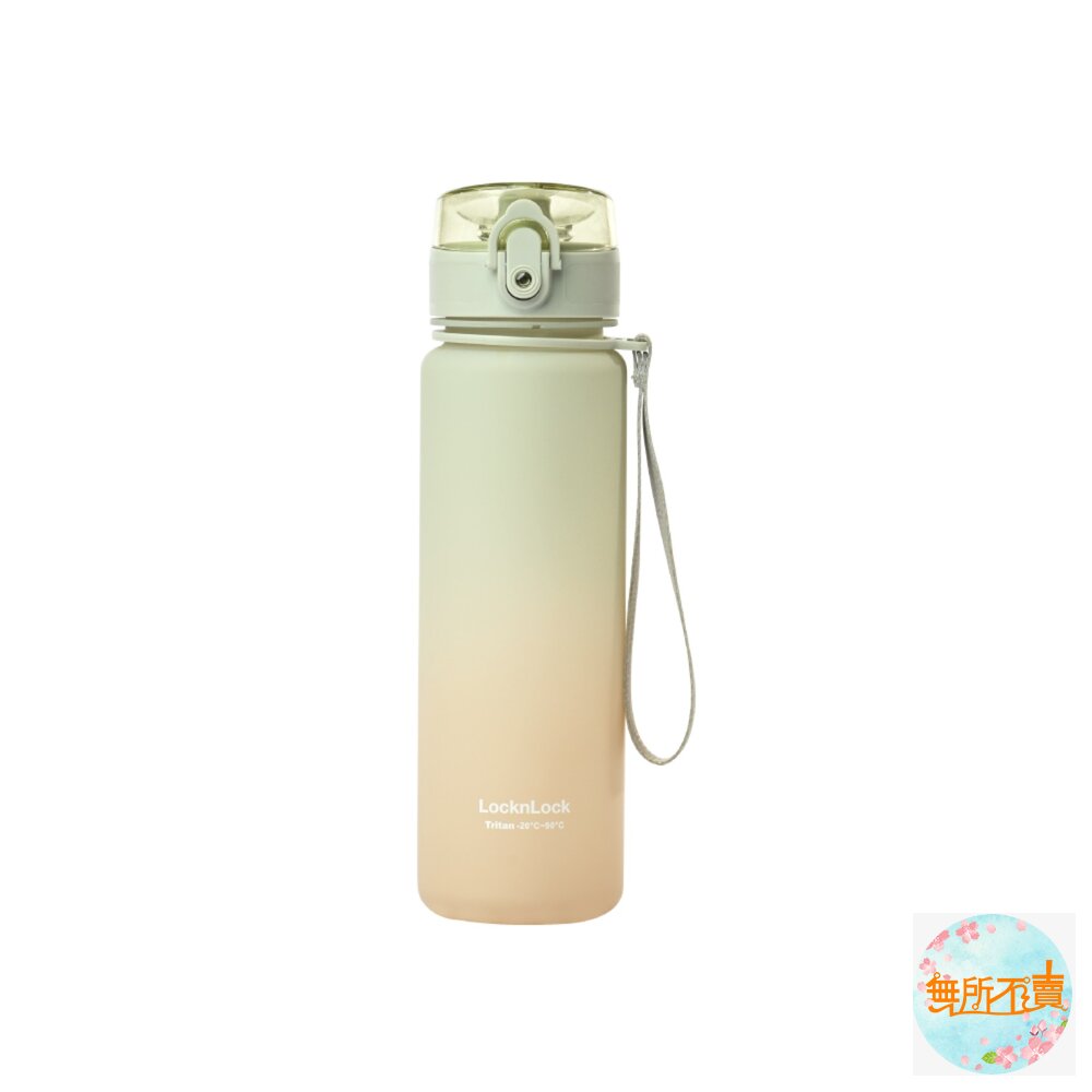 樂扣樂扣夢幻漸層Tritan水壺580ml-藍紫風鈴草/粉色繡球花/青綠小雛菊-圖片-2