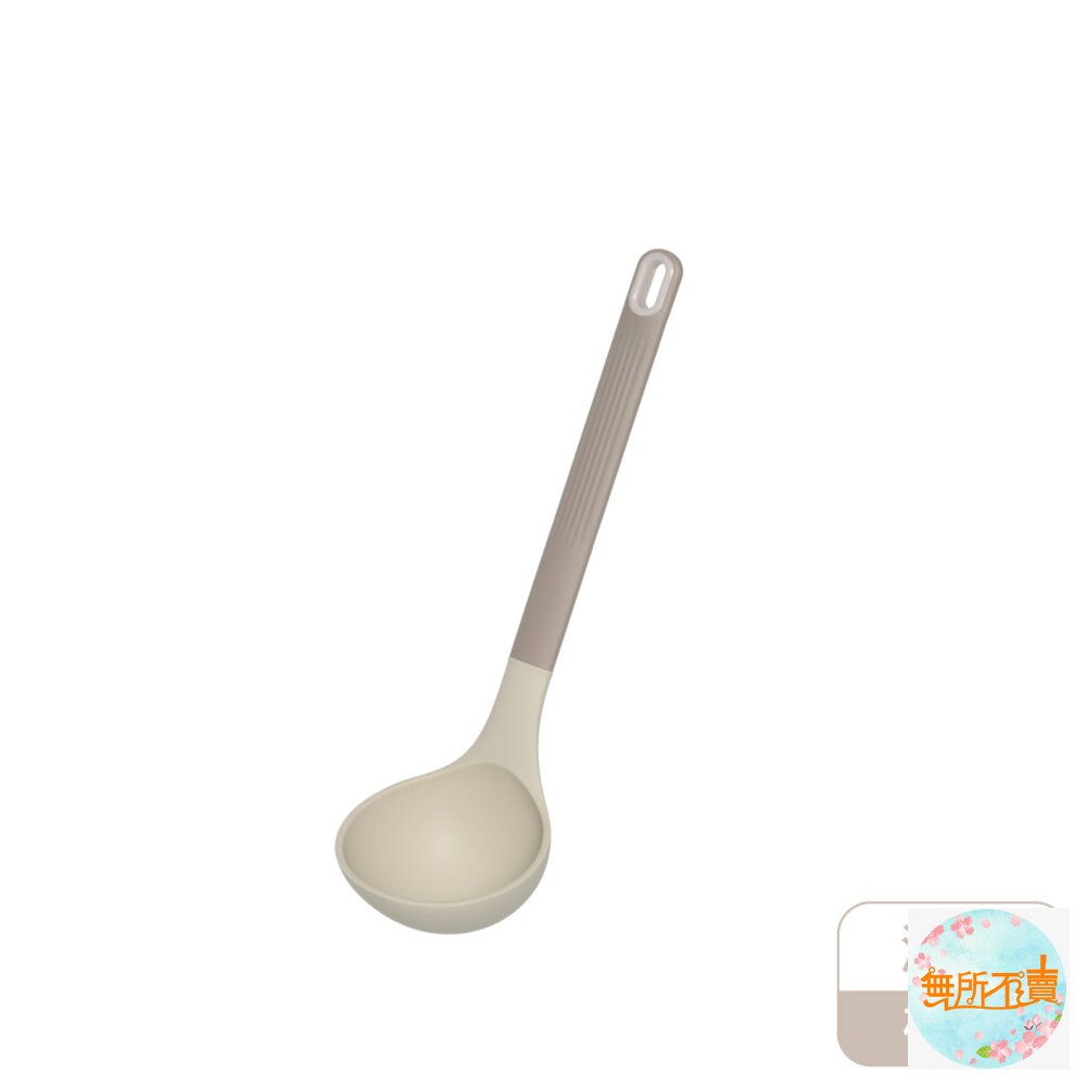  樂扣樂扣矽膠耐熱烹具/奶杏色/湯勺(CKT467WGRY)/濾油煎鏟(CKT466WGRY)鍋鏟(CKT469WGRY)