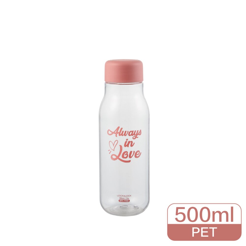 LOCK-HAP654PIK-樂扣樂扣PET水壺500ML粉紅(HAP654PIK)