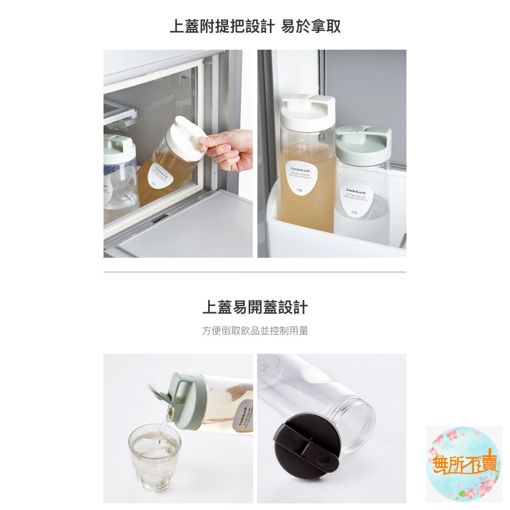 樂扣樂扣 輕鬆手提PET冷水壺1.5L (HAP814)-圖片-5