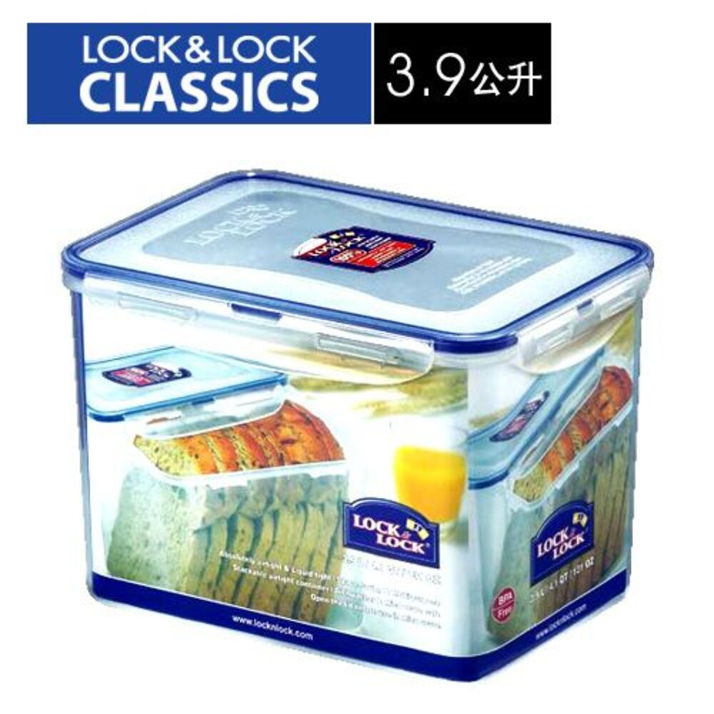 LOCK-HPL829-樂扣樂扣PP保鮮盒3.9L/吐司盒(HPL829)