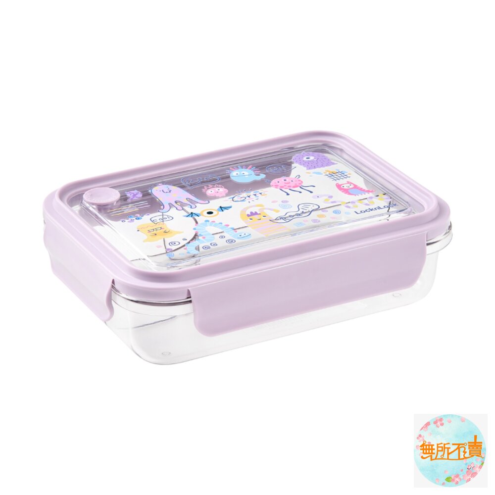 樂扣樂扣怪好吃ECOZEN三分隔便當盒/750ml綠綠怪(LCB501MIT)/1L紫紫怪(LCB502LVOL)