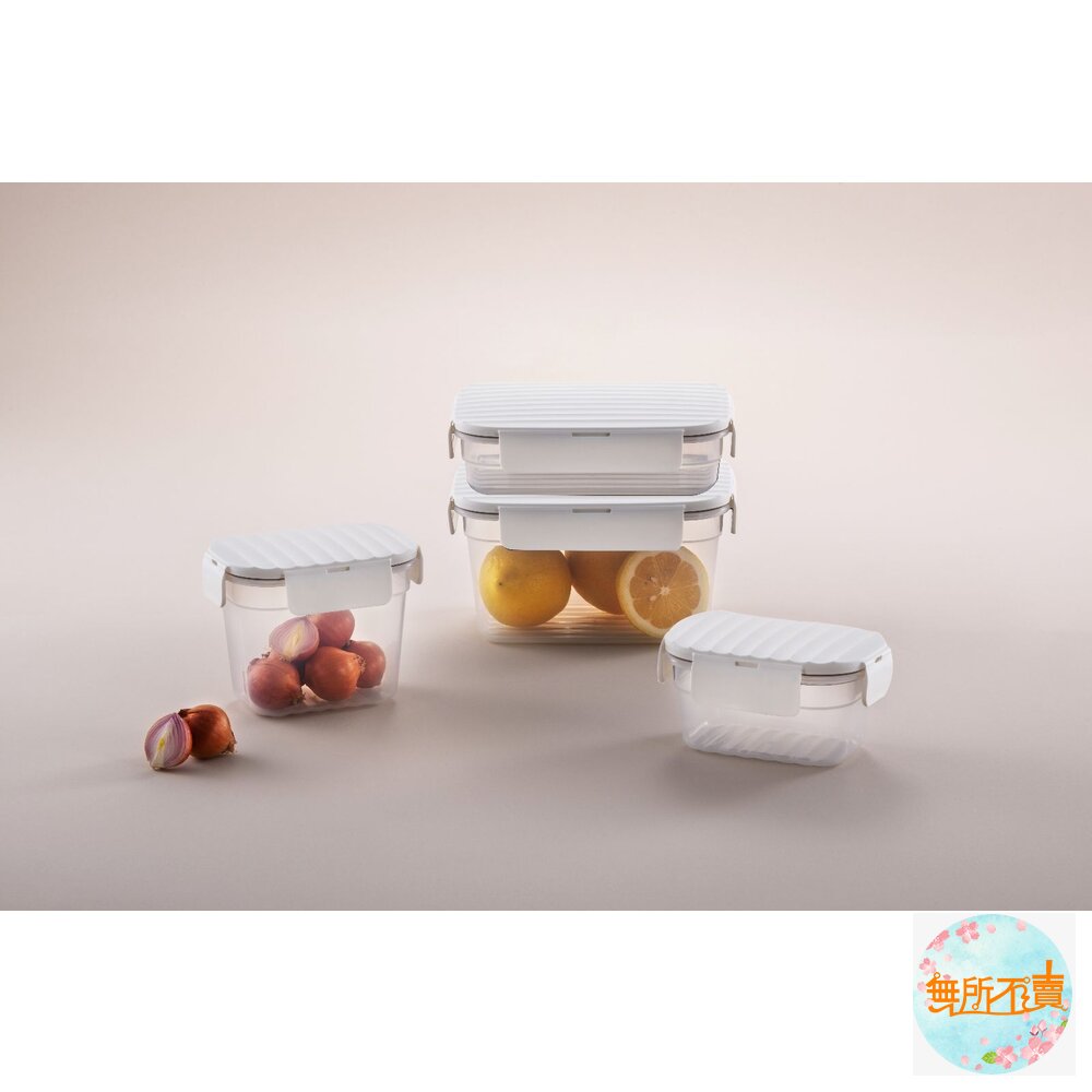 樂扣 Wave保鮮盒960ML LWC204WHT-圖片-4