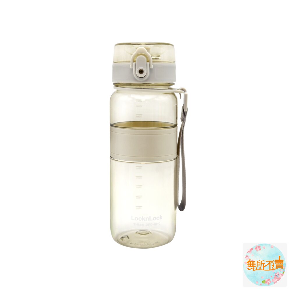樂扣樂扣Tritan優質彈蓋提帶水壺650ml/雲彩藍/迷霧灰 封面照片
