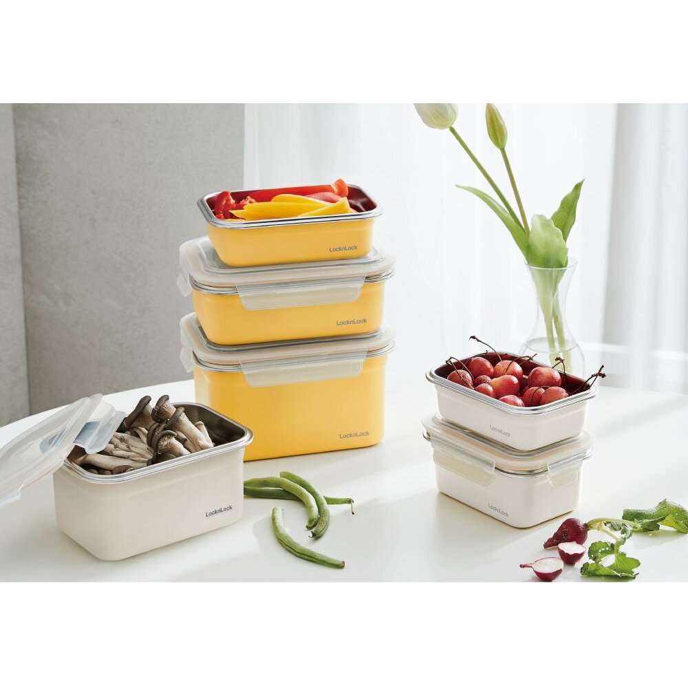 LST501_503_504_505TW-LYEL-樂扣樂扣可微波輕漾粉彩不鏽鋼保鮮盒(400/600/1000/1200ML)