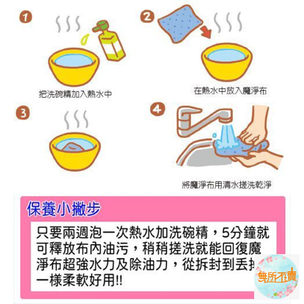 妙潔 廚房魔淨布 1入-圖片-3