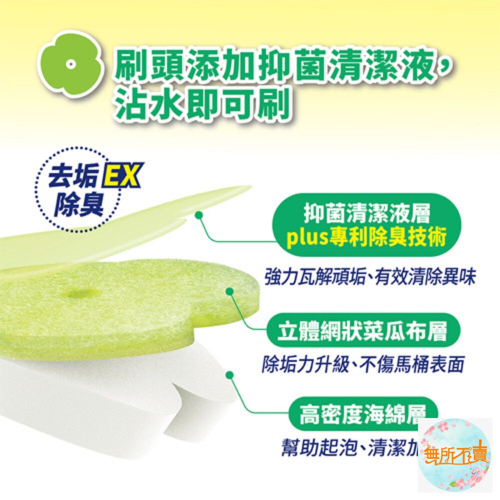 妙潔 替換式馬桶刷(1盒14入):橘油去汙/清新潔淨/強效去垢-圖片-4
