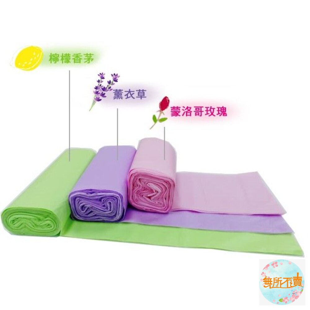 愛潔 防漏花香清潔袋 香味垃圾袋 L / M / S 任選3包-圖片-4