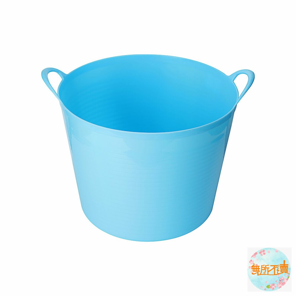 聯府 雙耳彈性收納籃(中) PR-65 洗衣籃-圖片-2