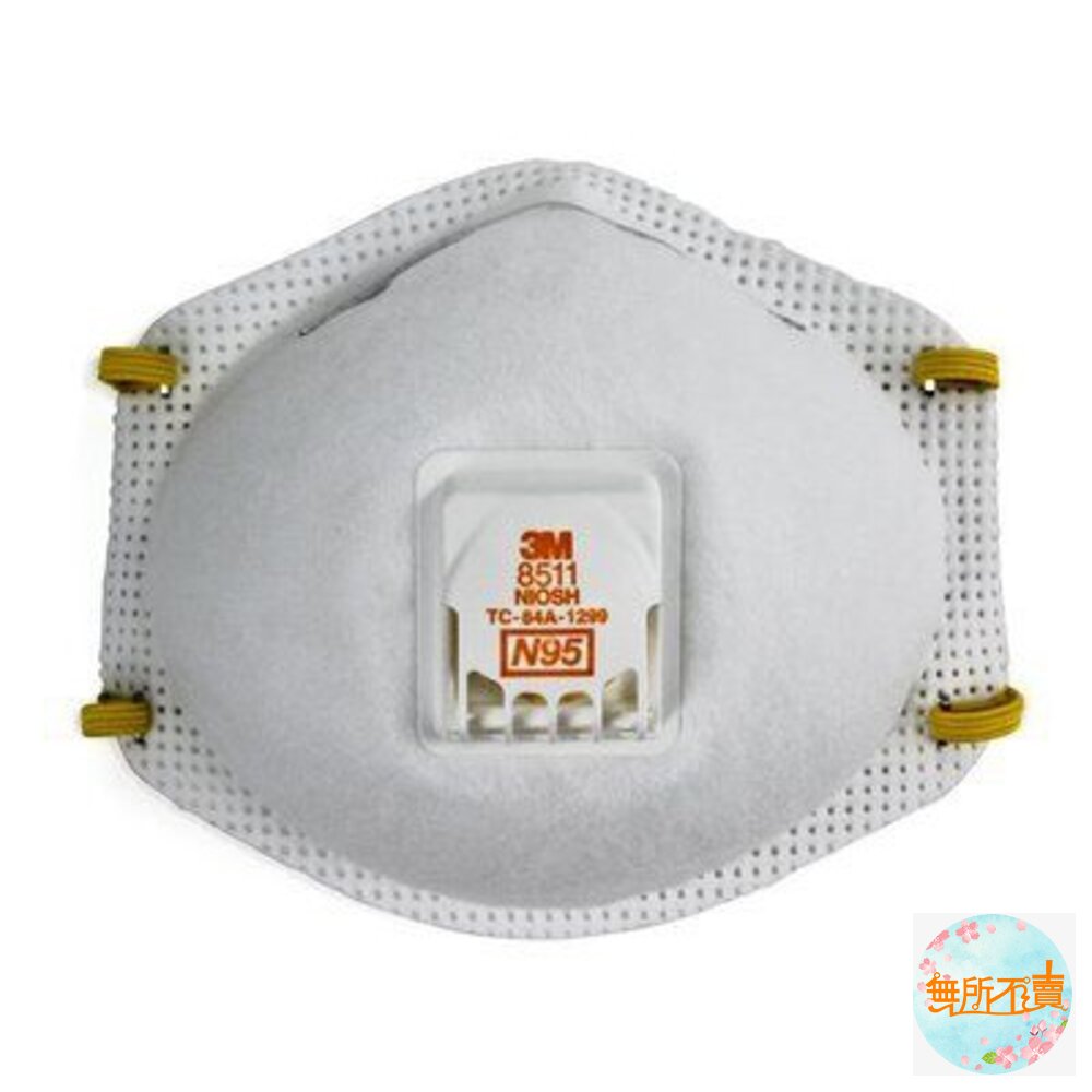 3M 8511 防粉塵口罩-閥型舒適款 N95-圖片-3