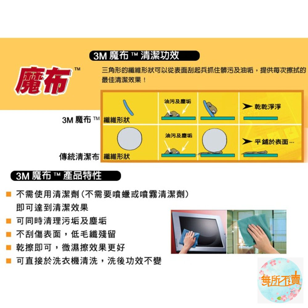 《出清品特惠賣場》3M魔布頑垢加強廚房擦拭布:頑垢加強專用型 單入 抹布-圖片-2