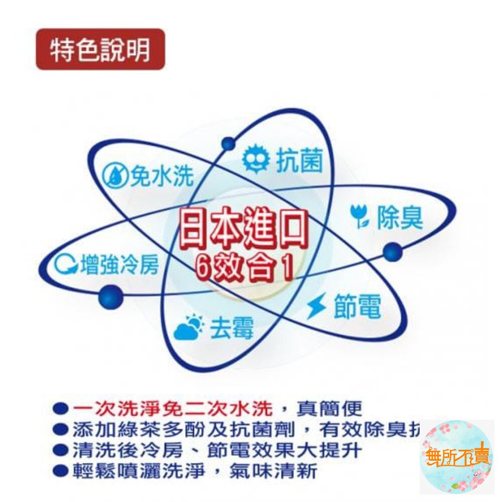興家安速 抗菌免水洗冷氣清洗劑 (無香味/清新森林/芬芳花香)-圖片-2