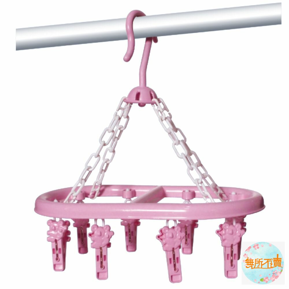 台灣製造 吊巾架 曬衣架 吊襪架 曬襪夾 夾子吊架-圖片-1