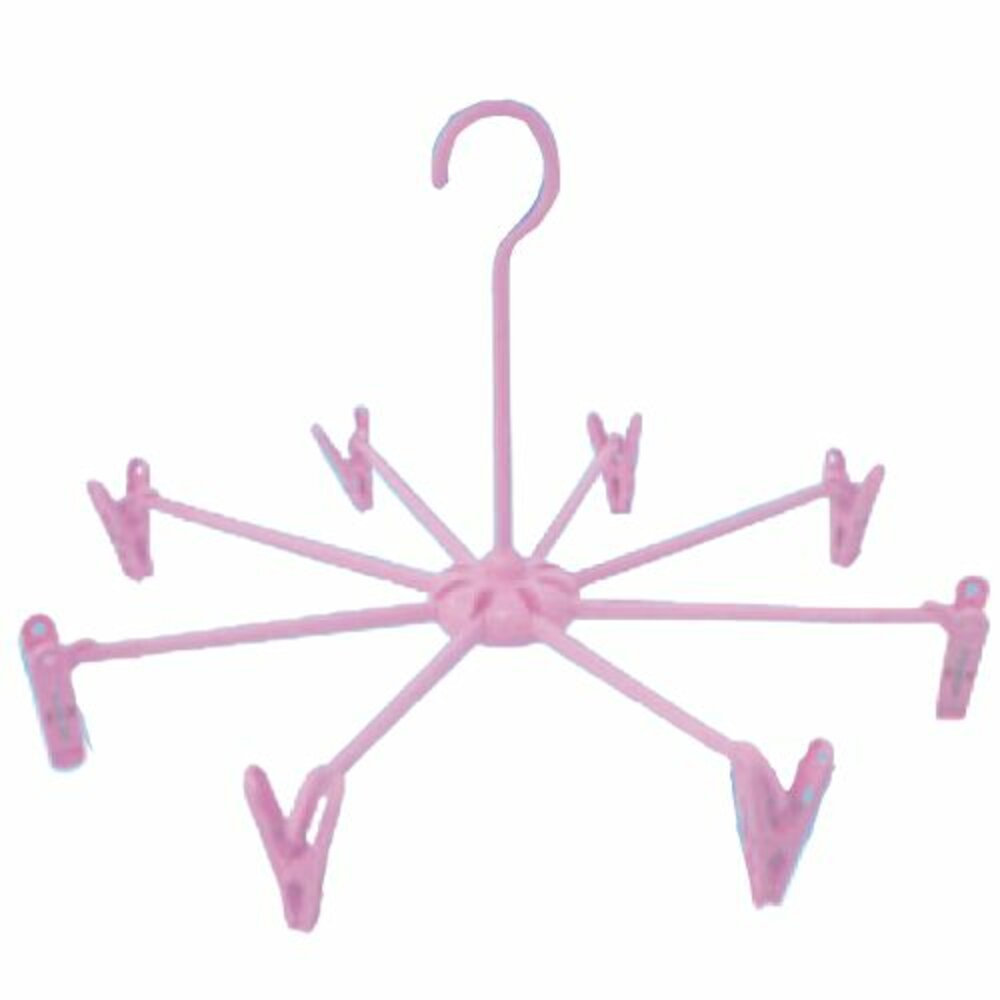 ST-0310017AND38-台灣製造 迷你吊巾架 曬衣架 吊襪架8夾