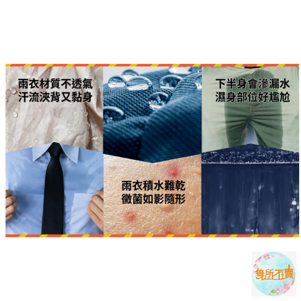 USii 透氣涼爽機車雨衣(套頭款)粉M/黃綠L-圖片-2