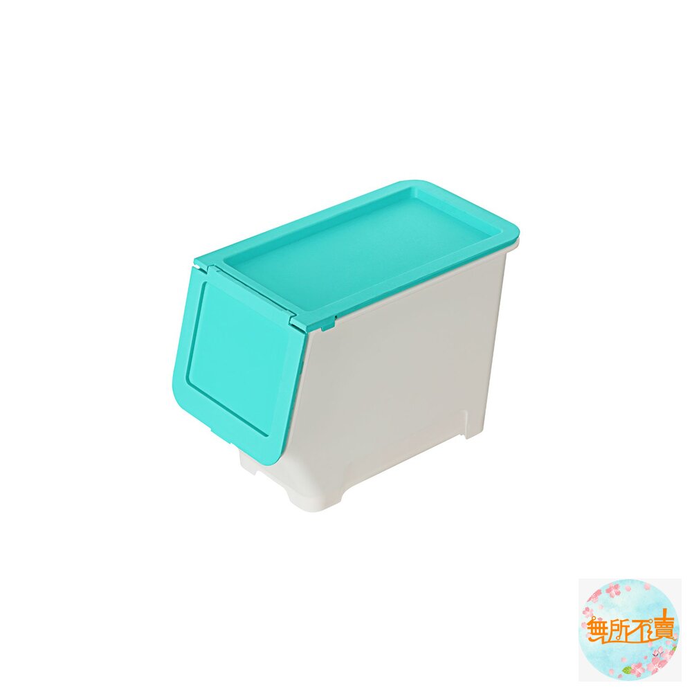 聯府 LV500前開式整理箱16L 藍-圖片-1