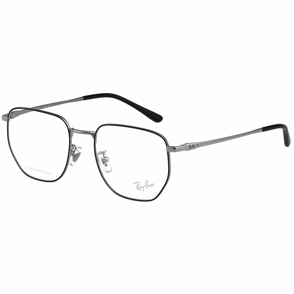 RB8776D-1249-RAY BAN 純鈦 光學眼鏡(黑配銀色)RB8776D