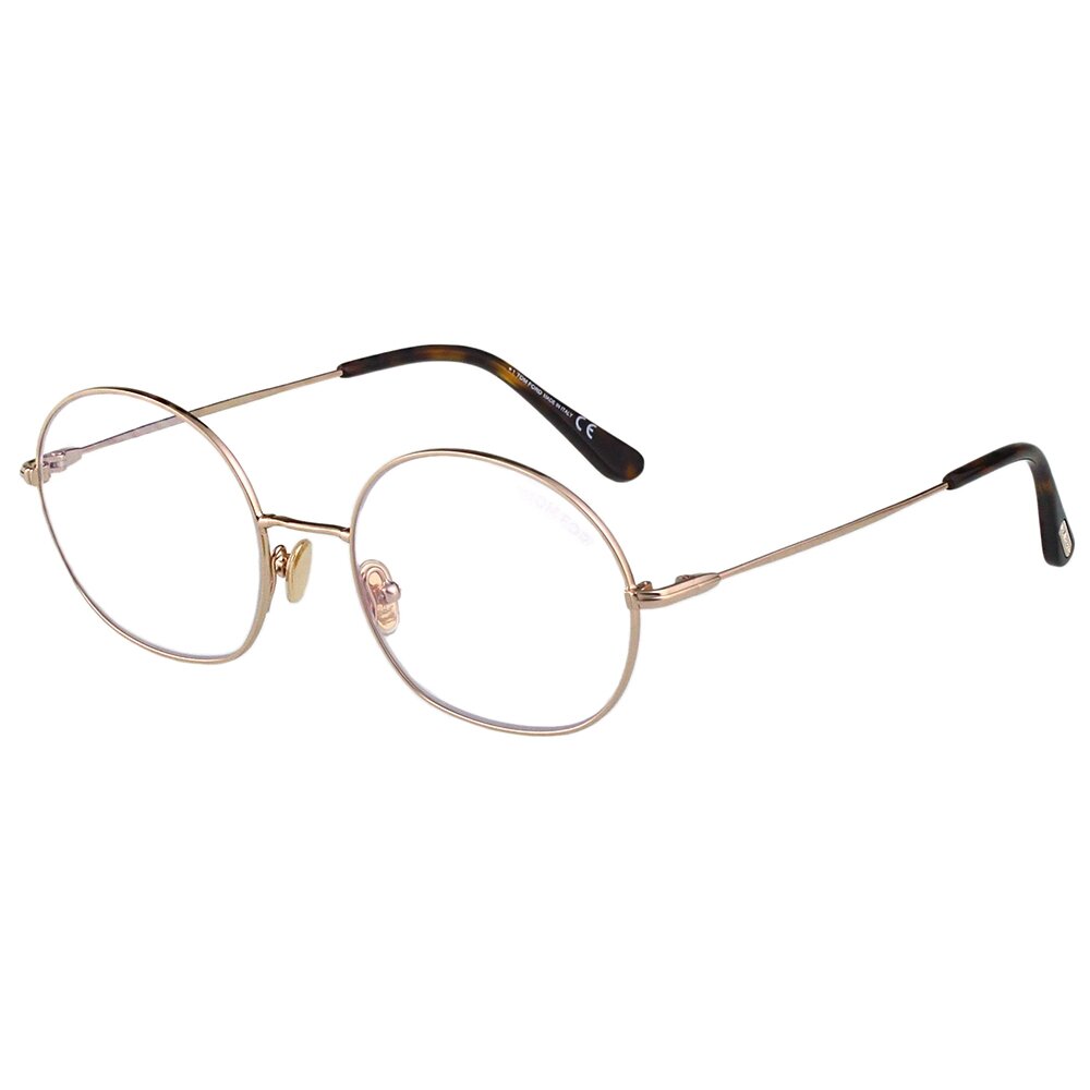 TF5701B-028-TOM FORD 抗藍光 光學眼鏡(金色)TF5701B