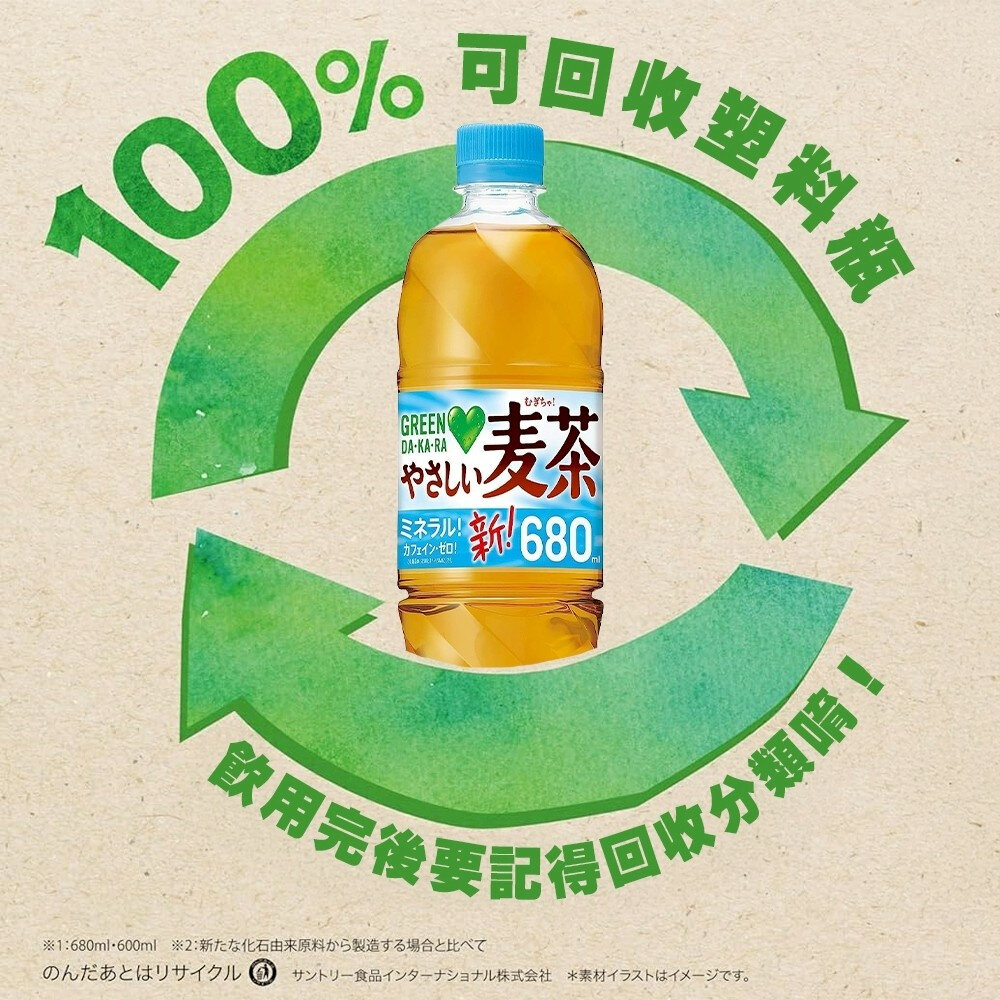 日本Suntory 三得利 Green dakara 溫醇麥茶/玉米茶 無糖麥茶 無糖玉米茶 無糖茶-圖片-4