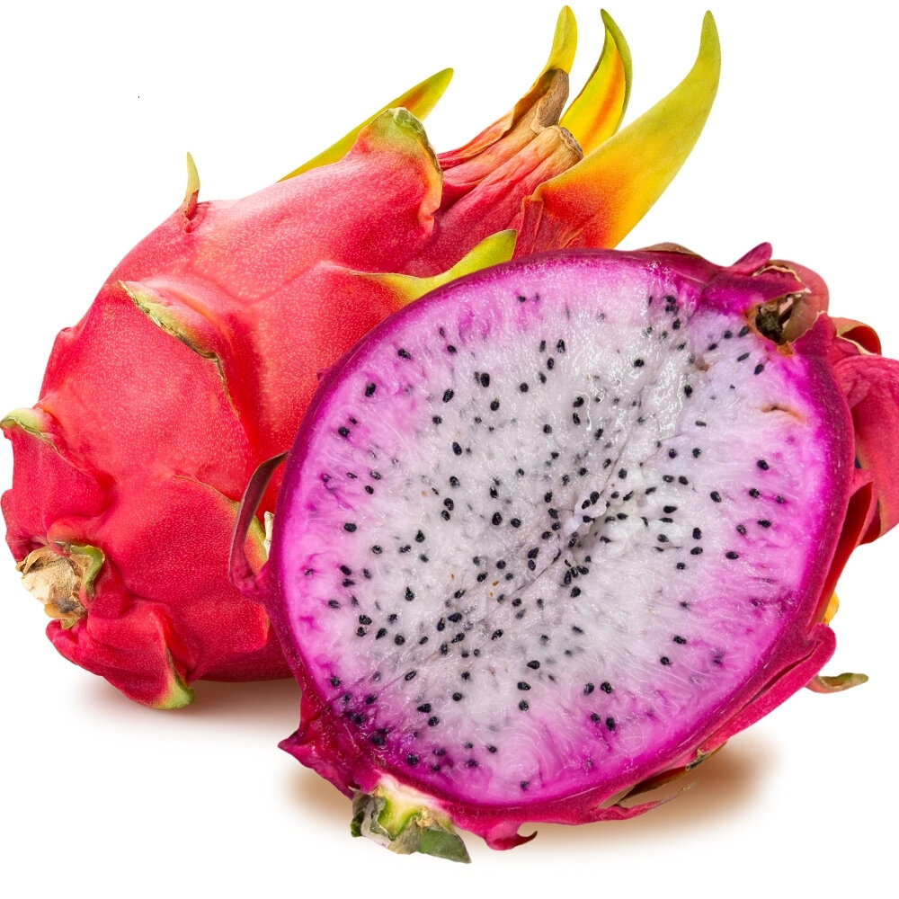 南投紅白雙色火龍果 0運費【果之蔬】紅肉火龍果 白肉火龍果 紅火龍果 白火龍果 漸層火龍果-圖片-1