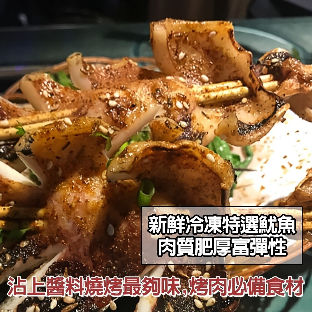 嚴選阿根廷野生鮮凍魷魚(每尾130-170g)【天天鮮配】滿額免運-圖片-1