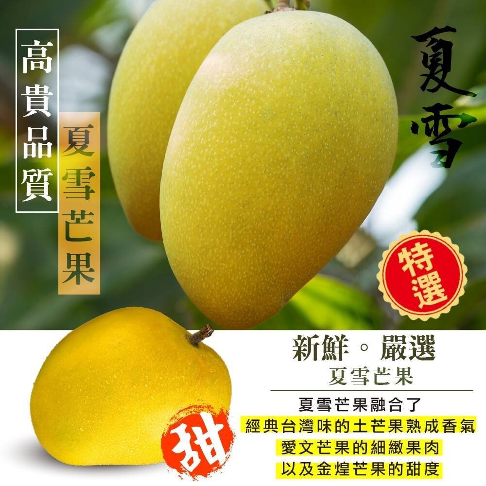 芒果界LV-A級夏雪芒果禮盒2.5kg±10%含箱 0運費【果農直配】-圖片-2