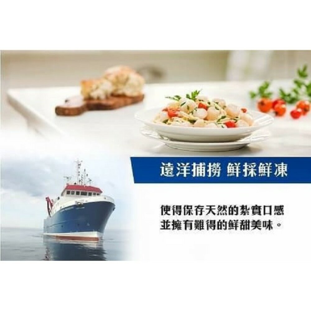 組合大干貝【海陸管家】滿額免運 扇貝肉 扇貝柱 干貝肉 貝肉-圖片-2