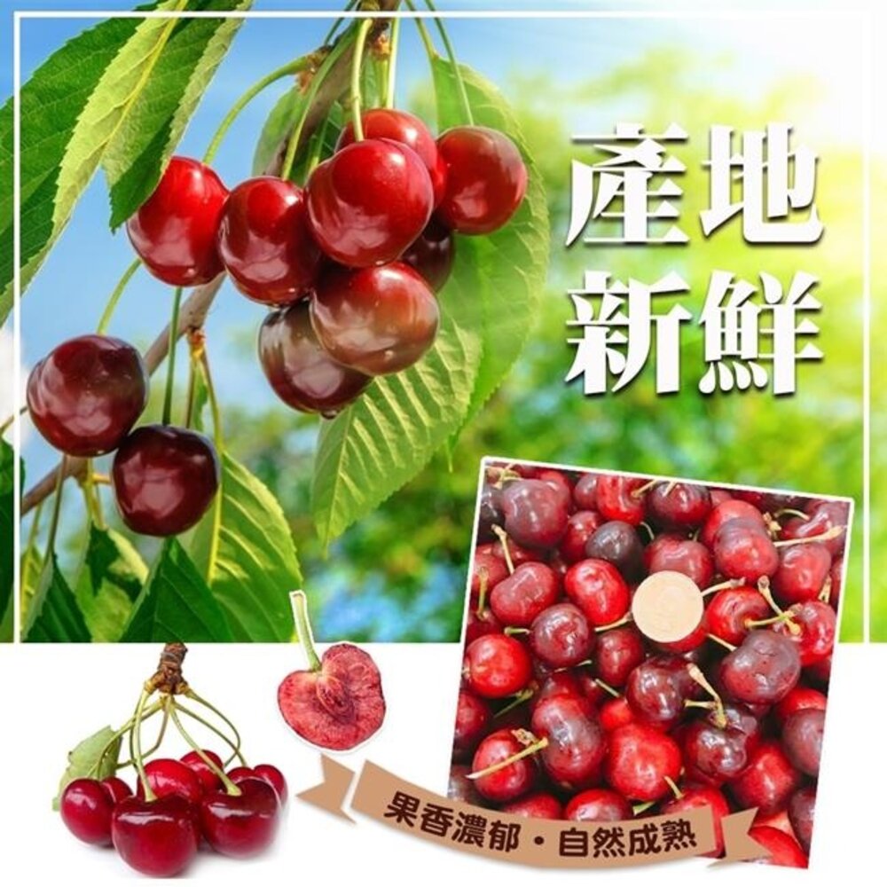 智利特大顆8.5R櫻桃禮盒 0運費【果之蔬】智利櫻桃 空運櫻桃 進口櫻桃 櫻桃禮盒 水果禮盒 年節禮盒-圖片-2