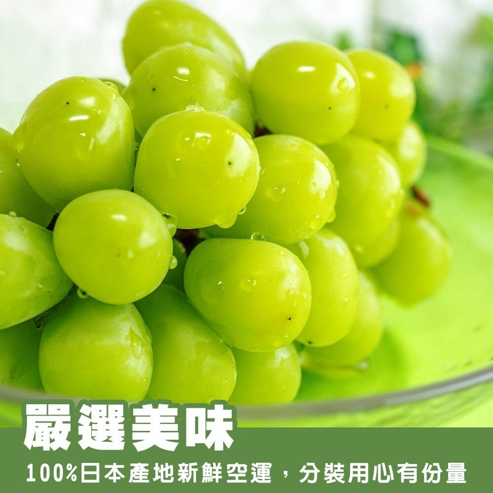 日本空運麝香葡萄特大房禮盒(每串670-750g) 0運費【果之蔬】日本葡萄 無籽葡萄 綠葡萄 日本綠葡萄 日本水果-圖片-7