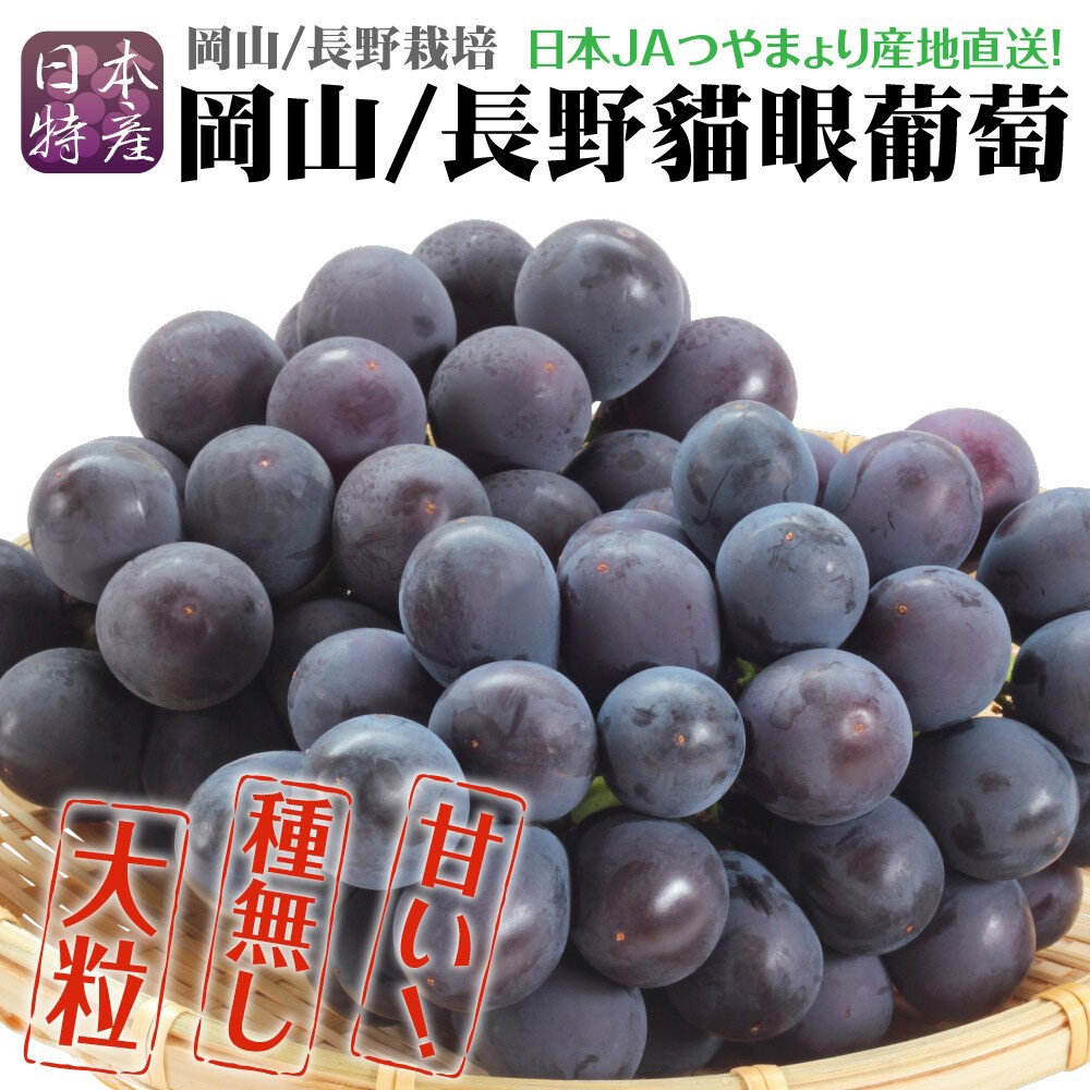 21981544292-日本岡山/香川/長野貓眼巨峰葡萄原裝箱5kg±10%含箱 0運費【果之蔬】