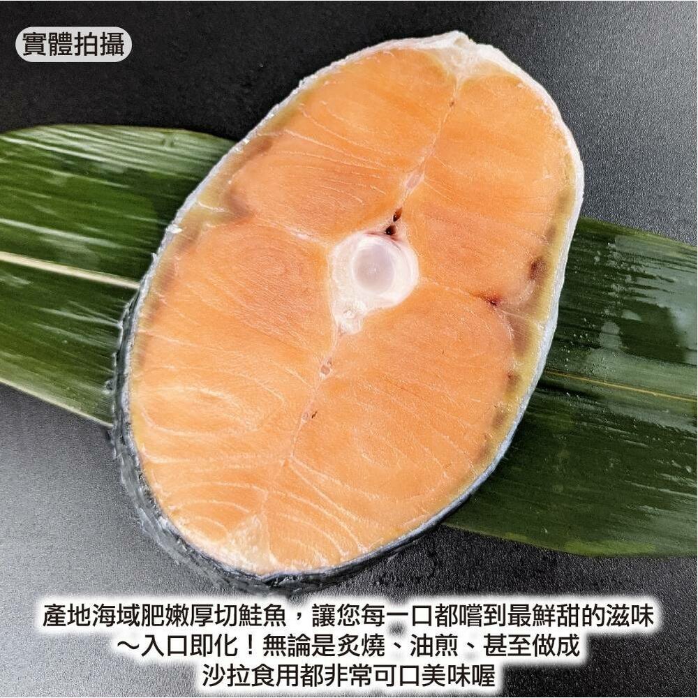 嚴選智利鮭魚切片(每片100g±10%)【海陸管家】滿額免運 智利鮭魚 鮭魚 鮭魚片 智利鮭魚片-圖片-3