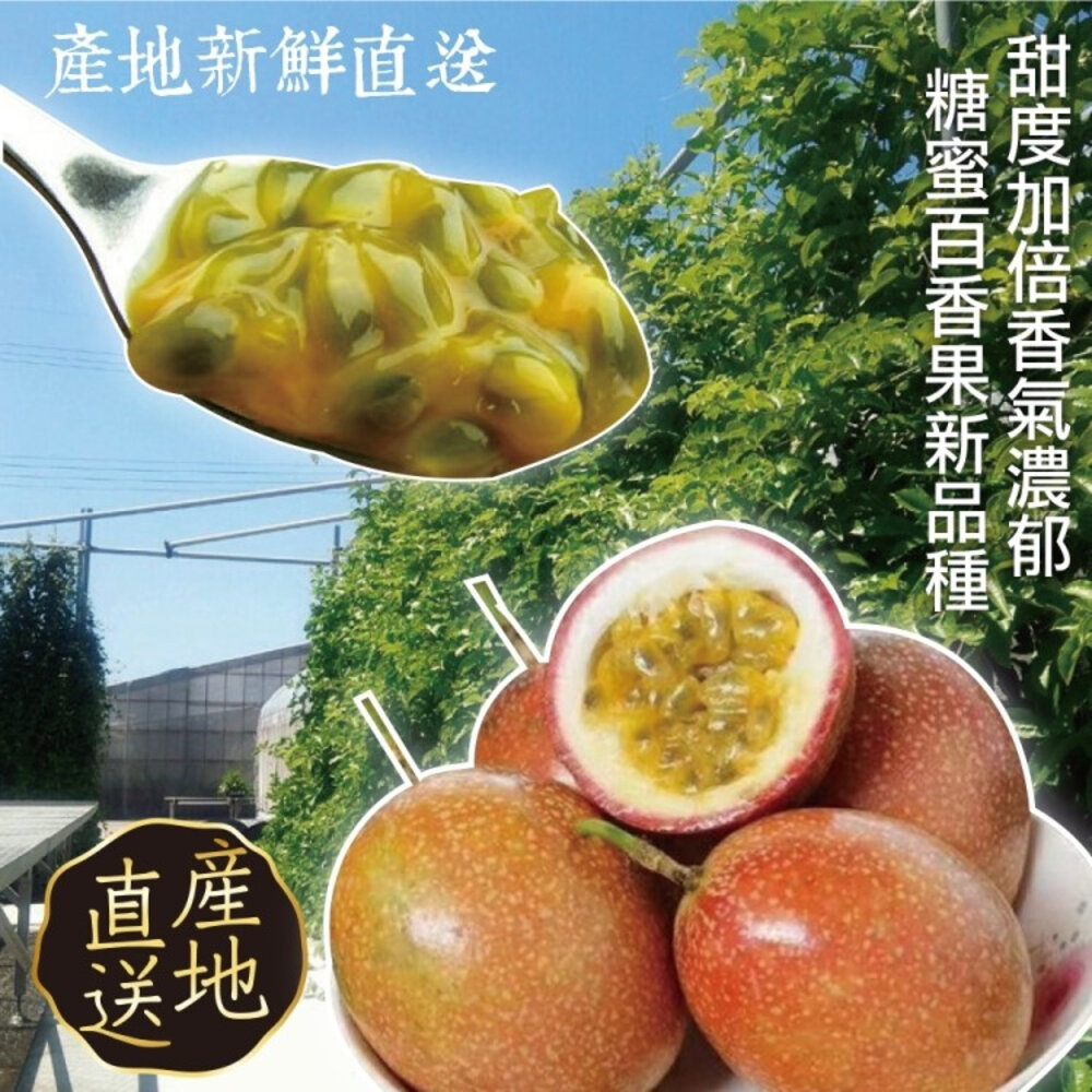 嚴選糖蜜百香果原箱10斤±10%含箱 0運費【果之蔬】-圖片-1