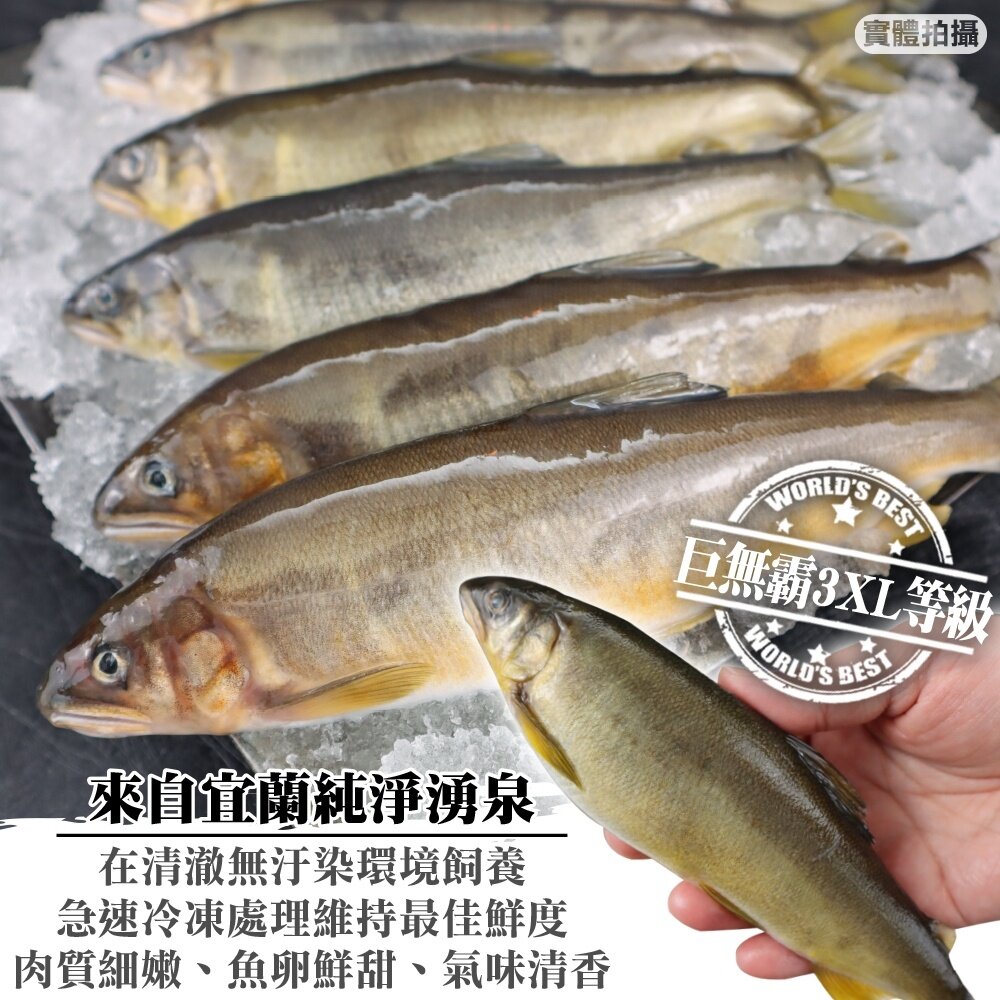 宜蘭嚴選爆卵母香魚(每盒8尾/1kg±10%)【海陸管家】滿額免運-圖片-1
